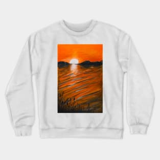 Sunset on King Island Crewneck Sweatshirt